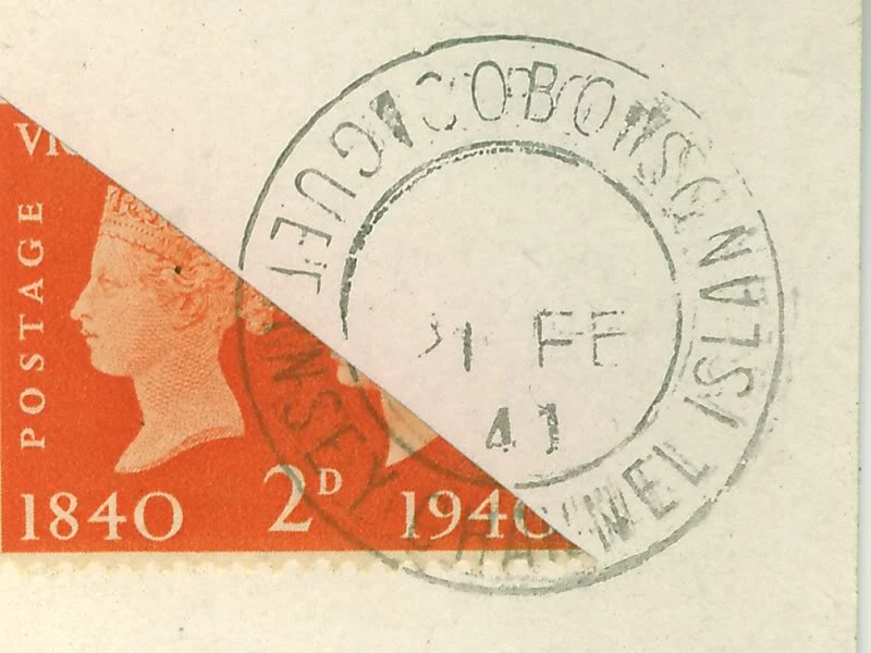 Postmark of Cobo SO Guernsey Channel Islands 1941